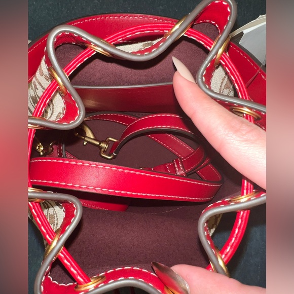 Tory Burch T monogram jacquard bucket bag❤️ - Picture 4 of 4